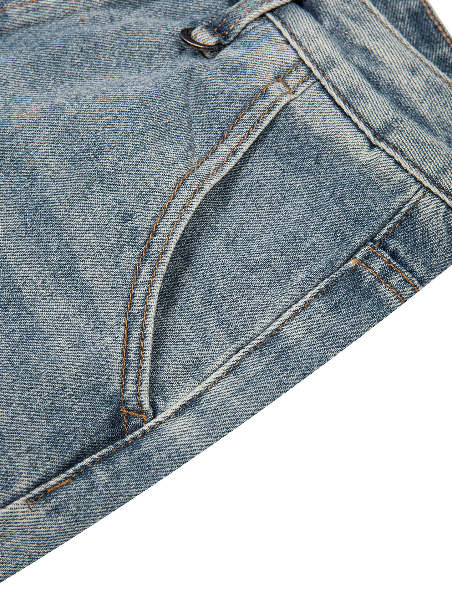 Vintage Wash Denim Shorts